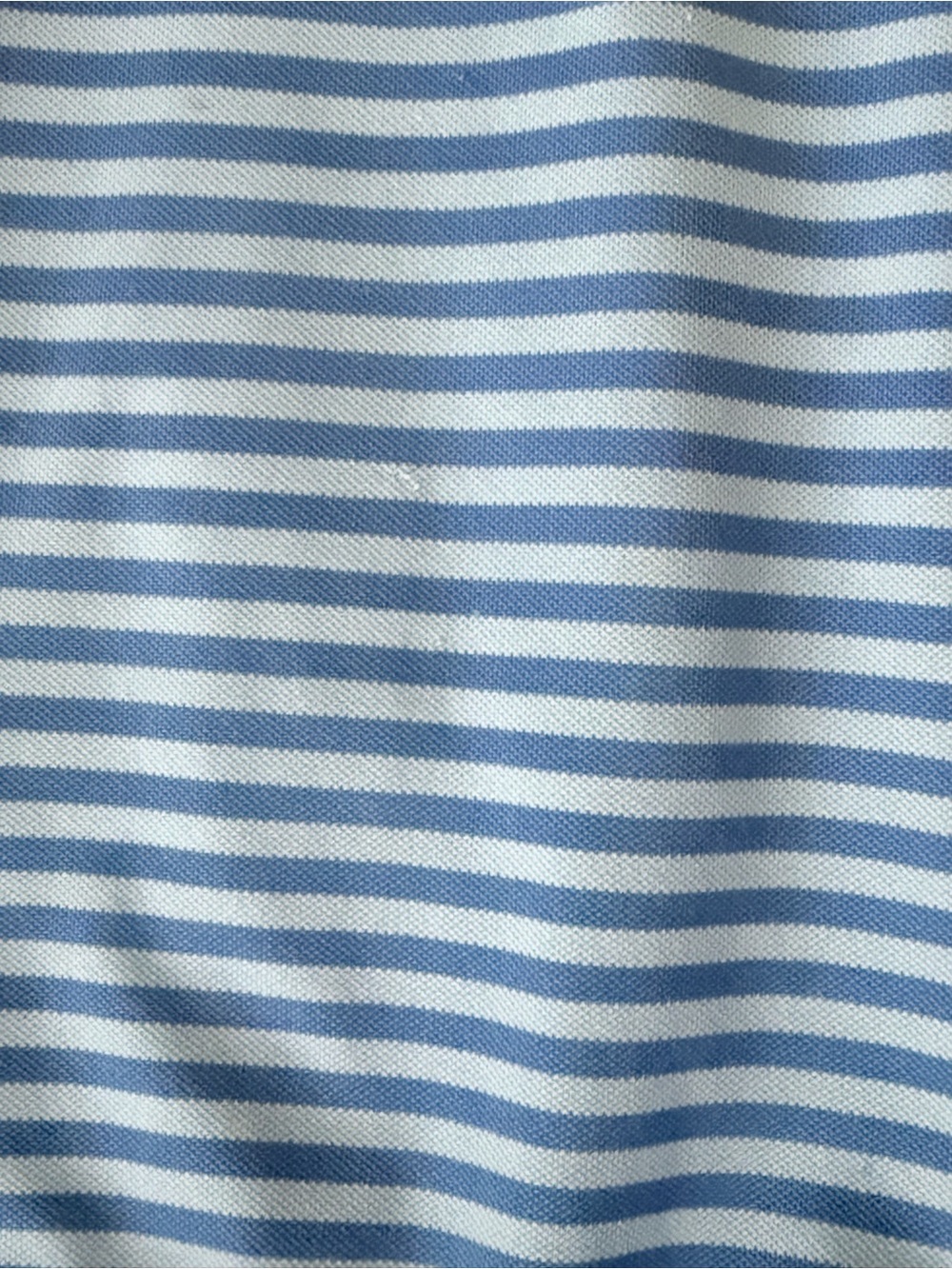johnnie-O Light Blue and White Striped Performance Polo Virginia Logo 1924 | M - Picture 7 of 7